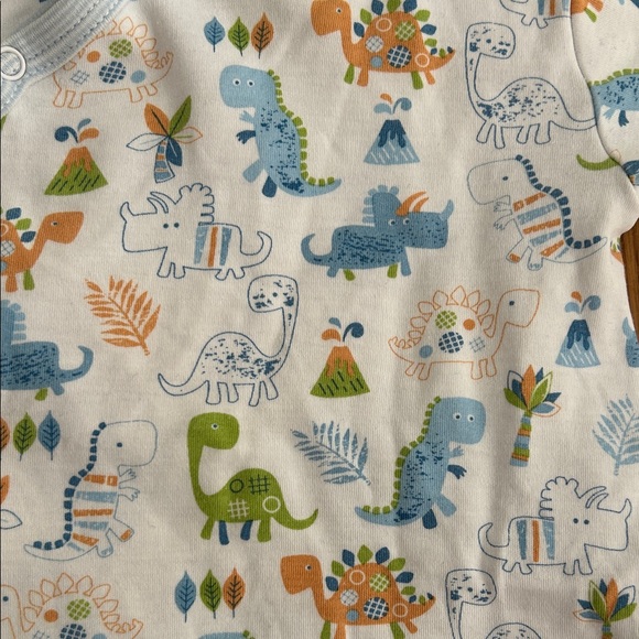Kissy Kissy Dinosaur Print Infant Footie - Picture 3 of 5